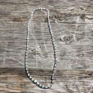 Timeless Silver Pearl Necklace